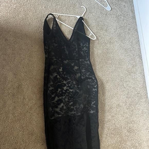 chinese dress ladies Cut-out halterneck black maxi covered in sequins, Smoky Quartz main image 1